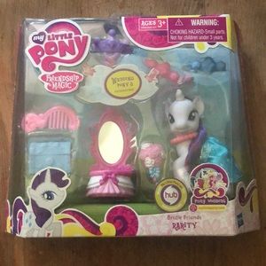 NIB My Little Pony Bridal Friends Rarity
